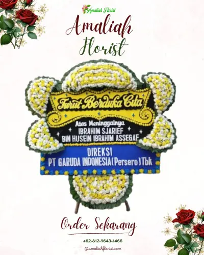 Papan Bunga Duka di Cibalong